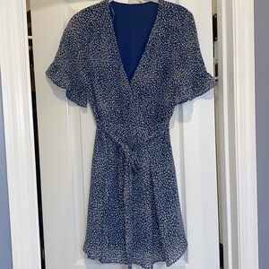 Altar’d state blue cheetah print dress